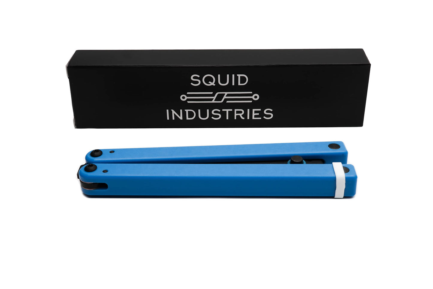 Squid Industries Squiddy-U Blue Plastic Fidget Toy - Durable, Lightweight & Fun Stress Relief for Kids & Adults