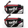 CNHL 3200mAh 3S Shorty Lipo Battery 30C 11.1V lipo Battery with XT60 for RC Airplane RC Quadcopter RC Evader BX Car RC Truggy RC