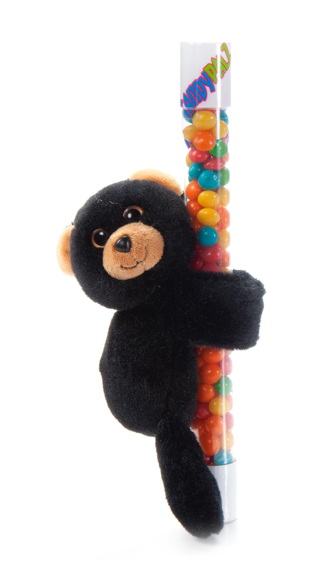 The Petting Zoo Black Bear Stuffed Animal Plushie Slap Bracelet, Gifts For Kids, Candypalz, Zoologee Black Bear Plush Toy