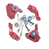 RC Alloy Caster Block&Steering Blocks&Rear Stub Axle Carriers for Traxxas 1/10 2WD Slash, Stampede, Rustler, Nitro Slash-Replace