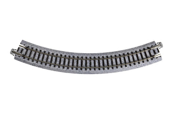 Kato USA Model Train Products Unitrack, 216mm (8 9/16'') Radius 45-Degree Curve Track (4-Piece)