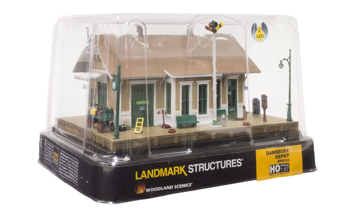 Woodland Scenics Ho B/U Danbury Depot Woobr5023