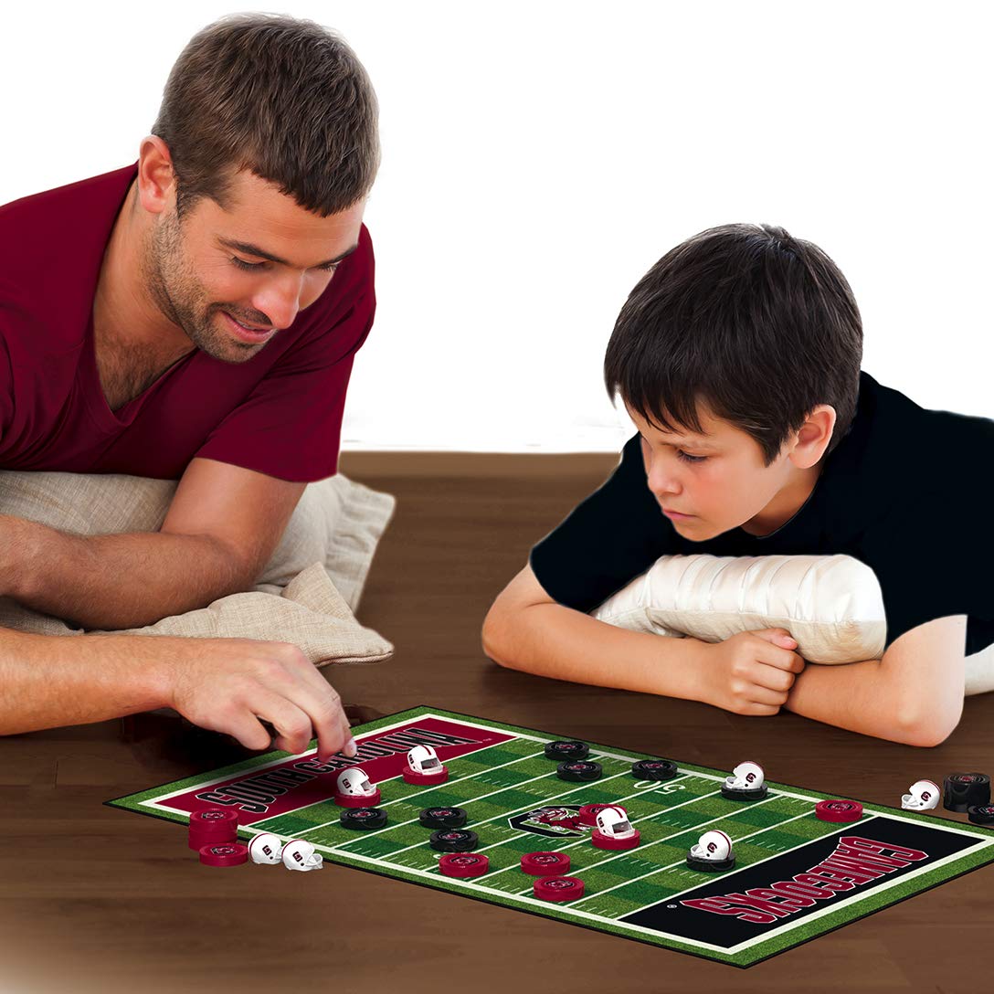MasterPieces Family Game - NCAA South Carolina Gamecocks Checkers - Officially Licensed Board Game For Kids & Adults
