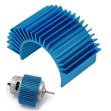 JFtech Aluminum Electric Motor Heat Sink 540 550 Motor Heatsink Cooling Fins for RC HSP Tamiya Traxxas 1/10 Car (Pack of 3)