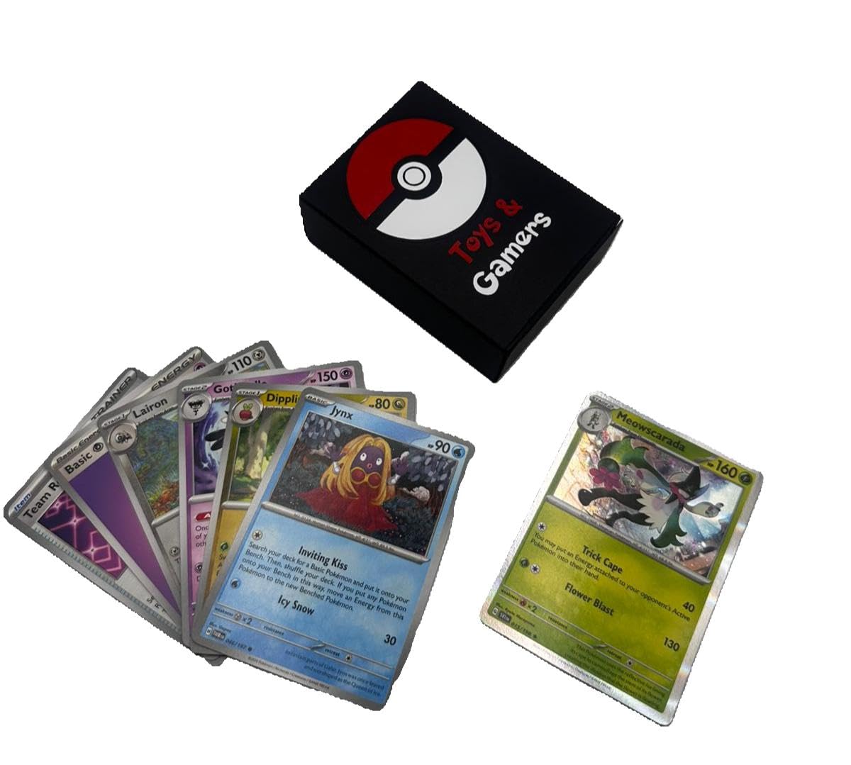 Pokemon TCG Random Cards Lot - 100 Cards Plus 7 Bonus Foil Cards, Multicolor, Model 793936849217, Card Stock