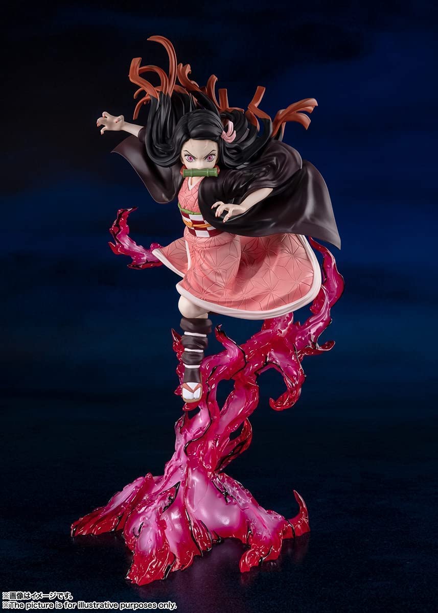 Tamashii Nations - Demon Slayer: Kimetsu No Yaiba - Nezuko Kamado Blood Demon Art, Bandai Spirits Figuartszero Collectible Statue
