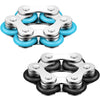 Sumind 2 Pieces Bike Chain Fidget Toys Roller Chain Fidget Toys With Six Flippy Novelty Stress Relief For Adults Anxiety Autism,