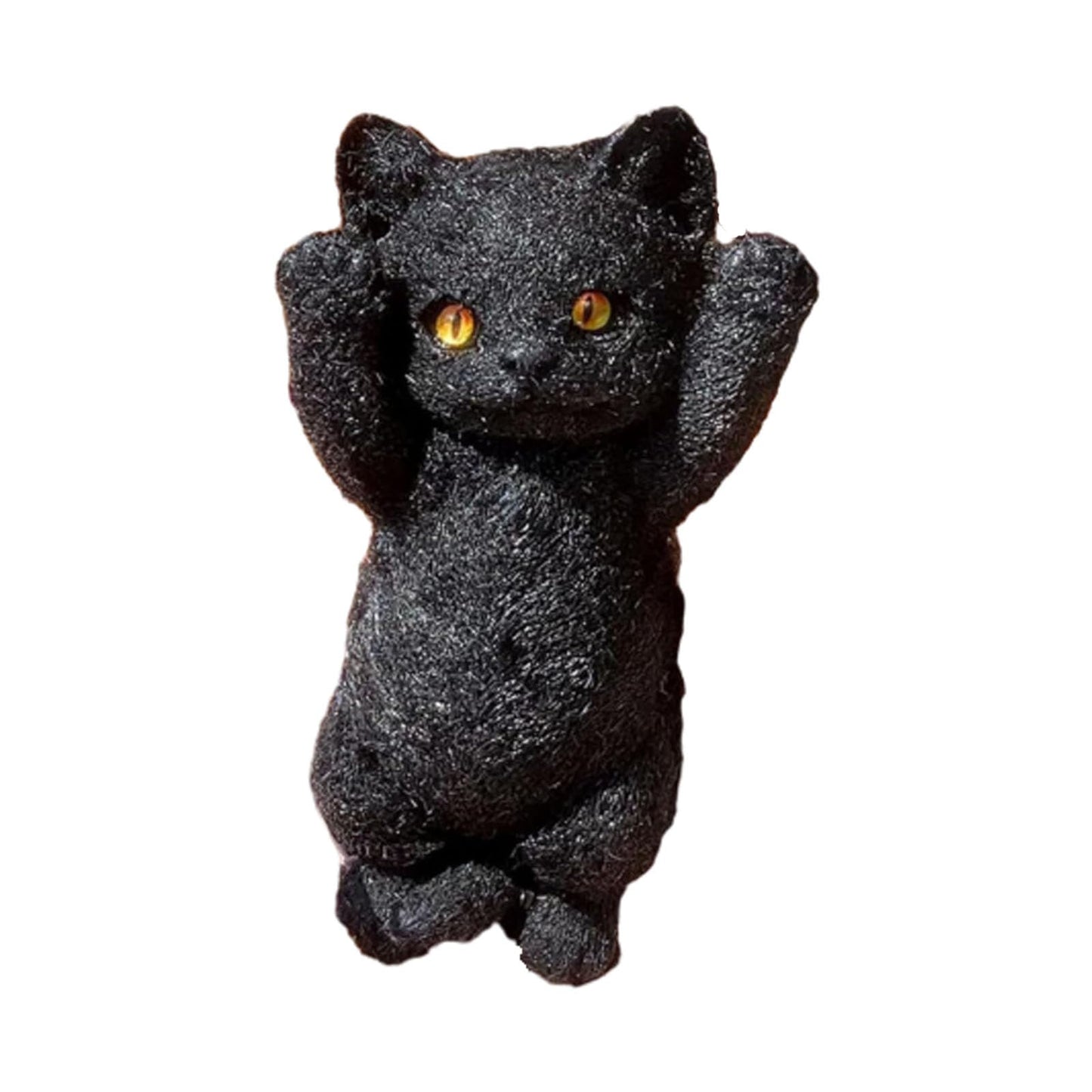 Big Taba Squishy Cat, Fluffy Sticky Soft Realistic Cat,Stress Relieving Cute Large Cat Toys For Family Or Friends(Devonian Cat)