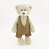 Mr Vivicare 13.5' Cream Beige Bear Stuffed Animals For Kids And New Born Babies,Knitted Dressed Stuffed Teddy Bear Plush Toys For Boys And Girls,Great Gifts On Birthday,Christmas,Machine Washable