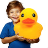 Giant Rubber Yellow Duck,Kalafona 13 Inch Large Giant Jumbo Duck Bath Toy No 'Bebe' Noise No Hole Bathtub Toys For Baby Shower B