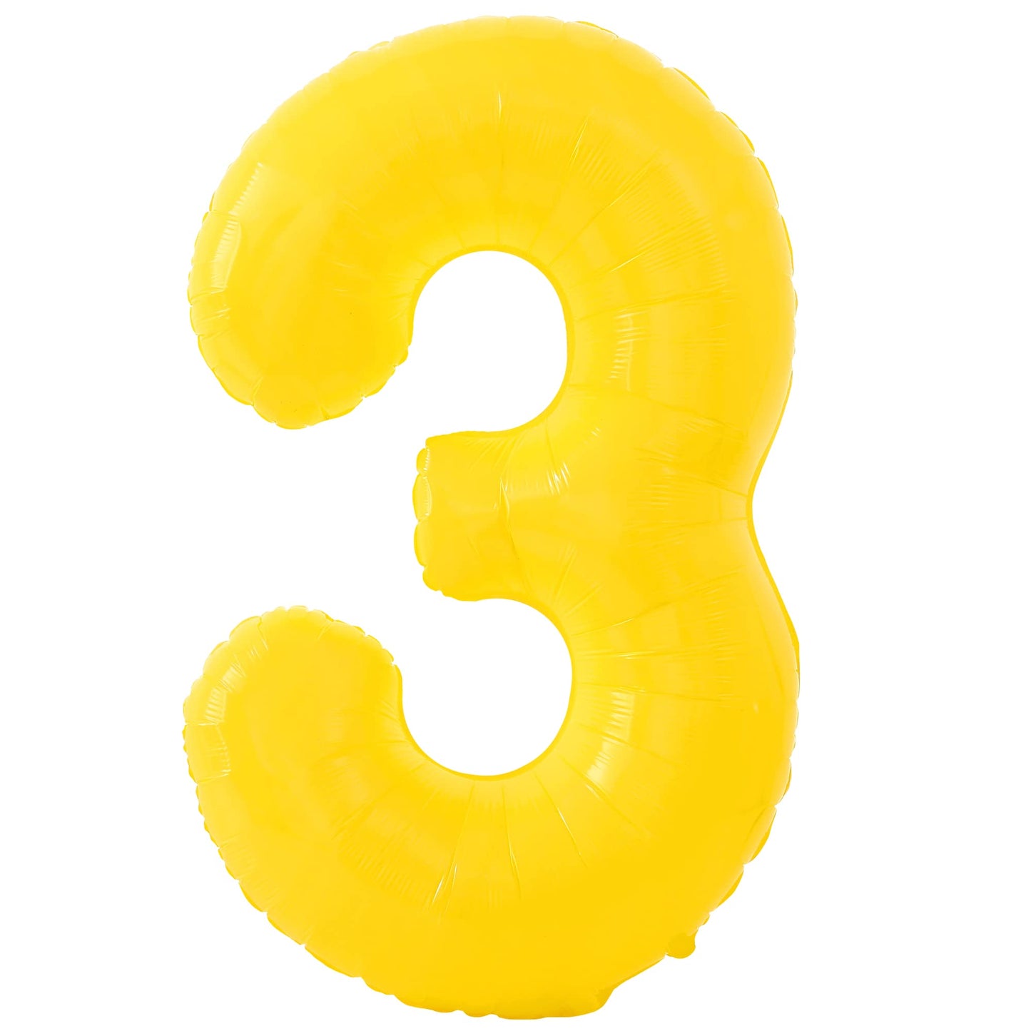 Katchon, Big, Yellow 3 Balloon Number - 40 Inch | Yellow Three Balloon For 3 Year Old Balloons Birthday | 3Rd Birthday Decorations For Boys | 3 Birthday Balloon, Honey Bee Birthday Party Decorations