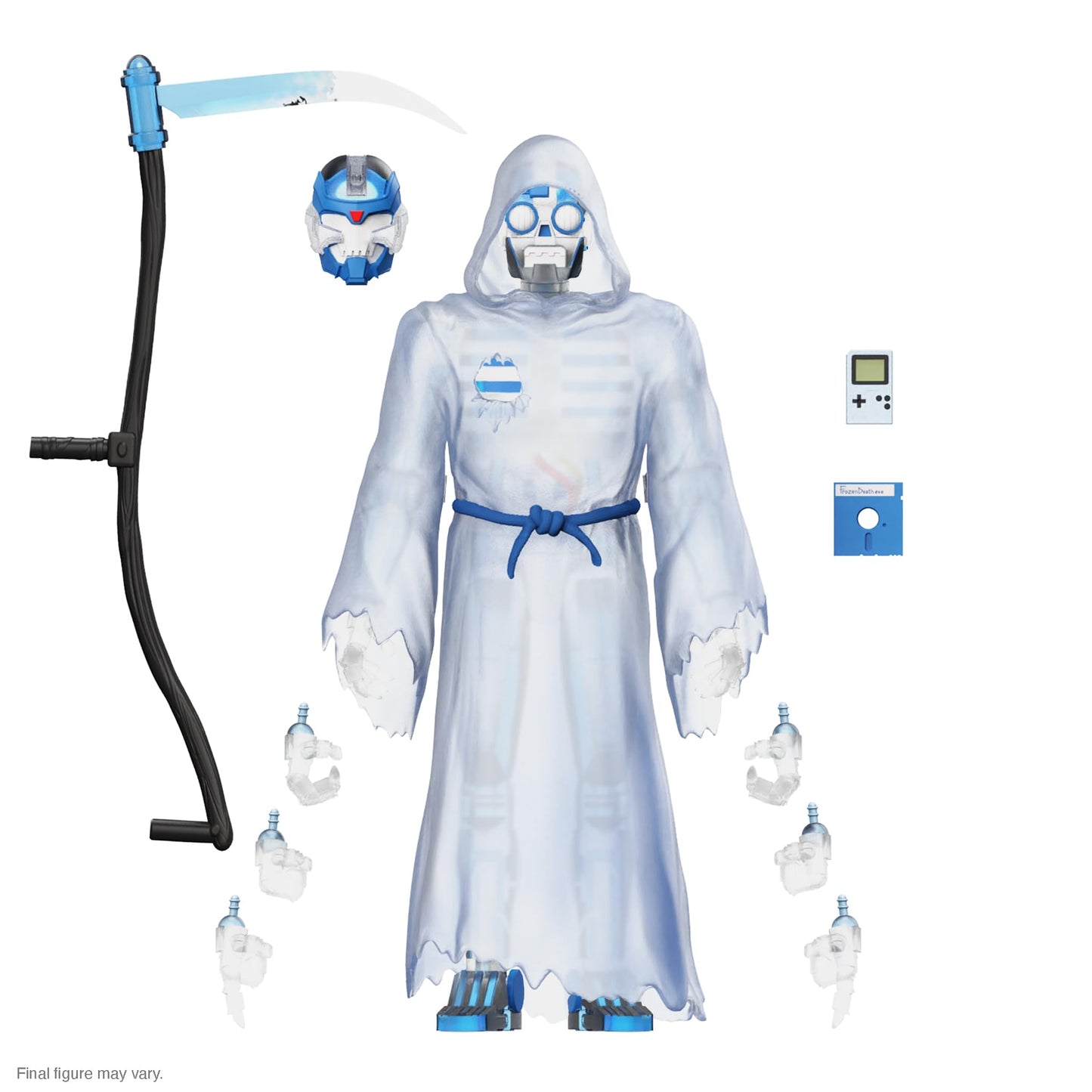 Super7 ULTIMATES! The Worst Robot Reaper (Frozen Death) - 7'' The Worst Action Figure with Accessories Collectibles and Retro To