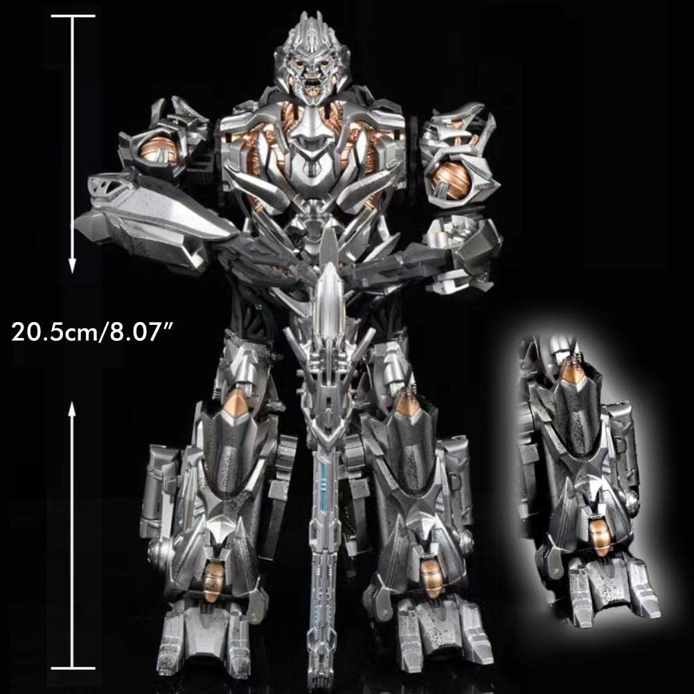 vvbvv Deformation Action Figure Toy, Portable Car Model Alloy Deformed Robot Toy Gift for Kids Boys and Girls (7.08 inches)