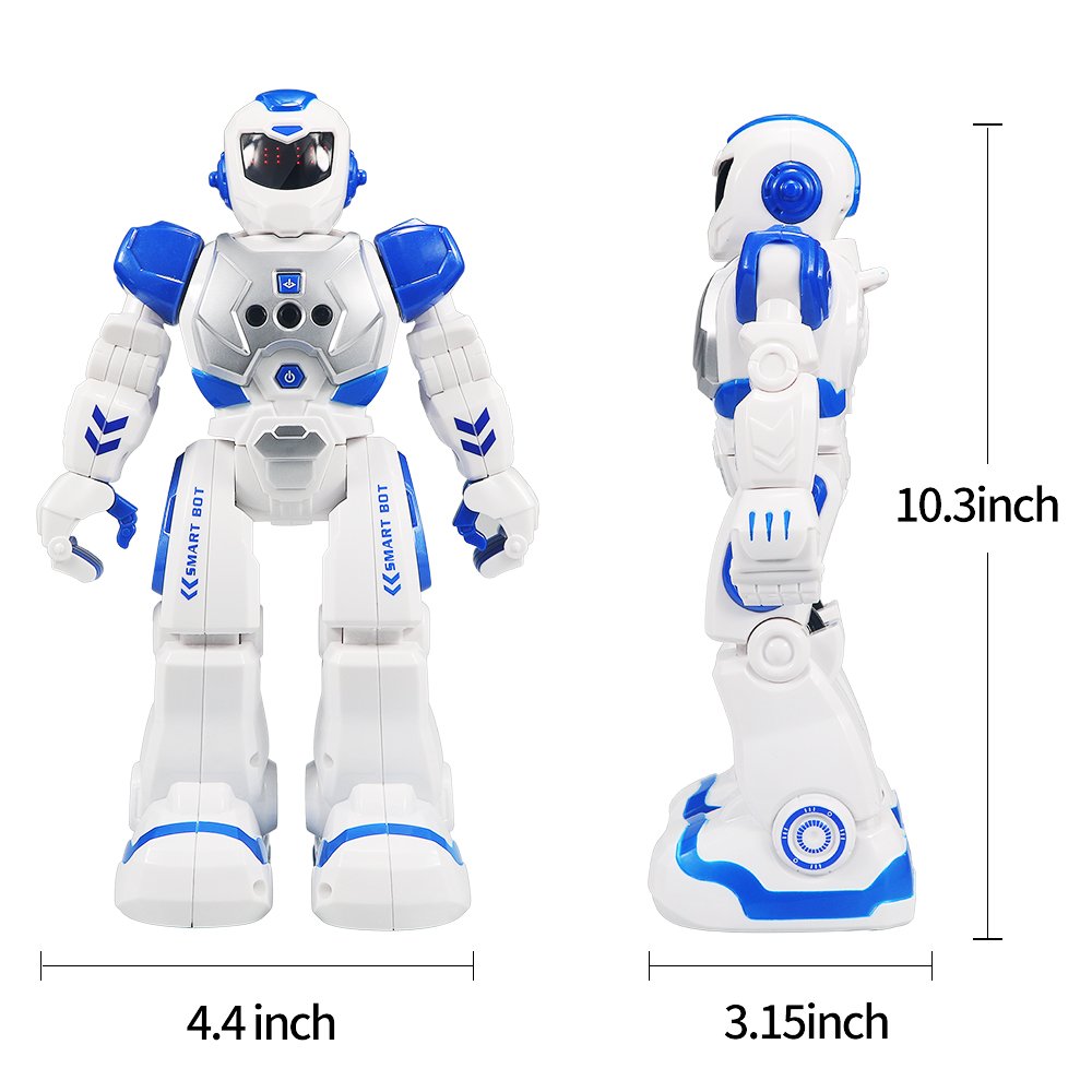 Sikaye RC Robot for Kids Intelligent Programmable Robot with Infrared Controller Toys, Dancing, Singing, Led Eyes, Gesture Sensi
