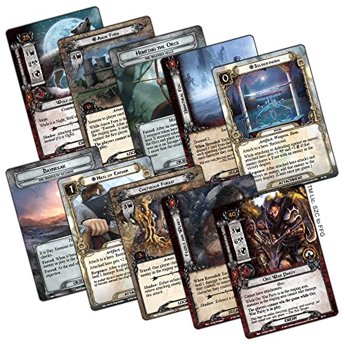 The Lord Of The Rings The Card Game Angmar Awakened Campaign Expansion - Cooperative Adventure Game, Strategy Game, Ages 14+, 1-