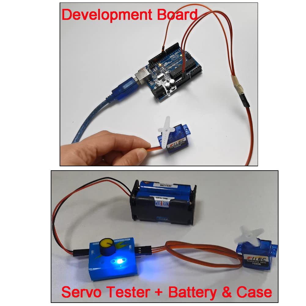 DIYmalls Feetech FS90R 360 Degree Continuous Rotation Micro RC Servo Motor 6V for Arduino Microbit Smart Car Robot (Pack of 2)