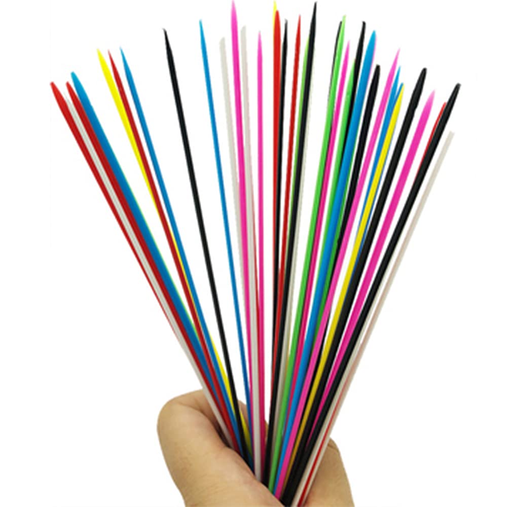 Yanqinqin Colorful Pick Up Sticks,Toys For Fun Family Parent-Child Games 6.3Inch Long, Nostalgic Games