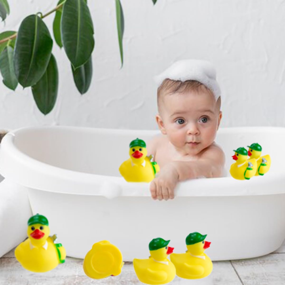 Nuwani Sports Golf Rubber Ducks That Float Upright Race For Kids Party Favors Bath Toys Jeep Ducking Bulk For Classroom Bath Rub