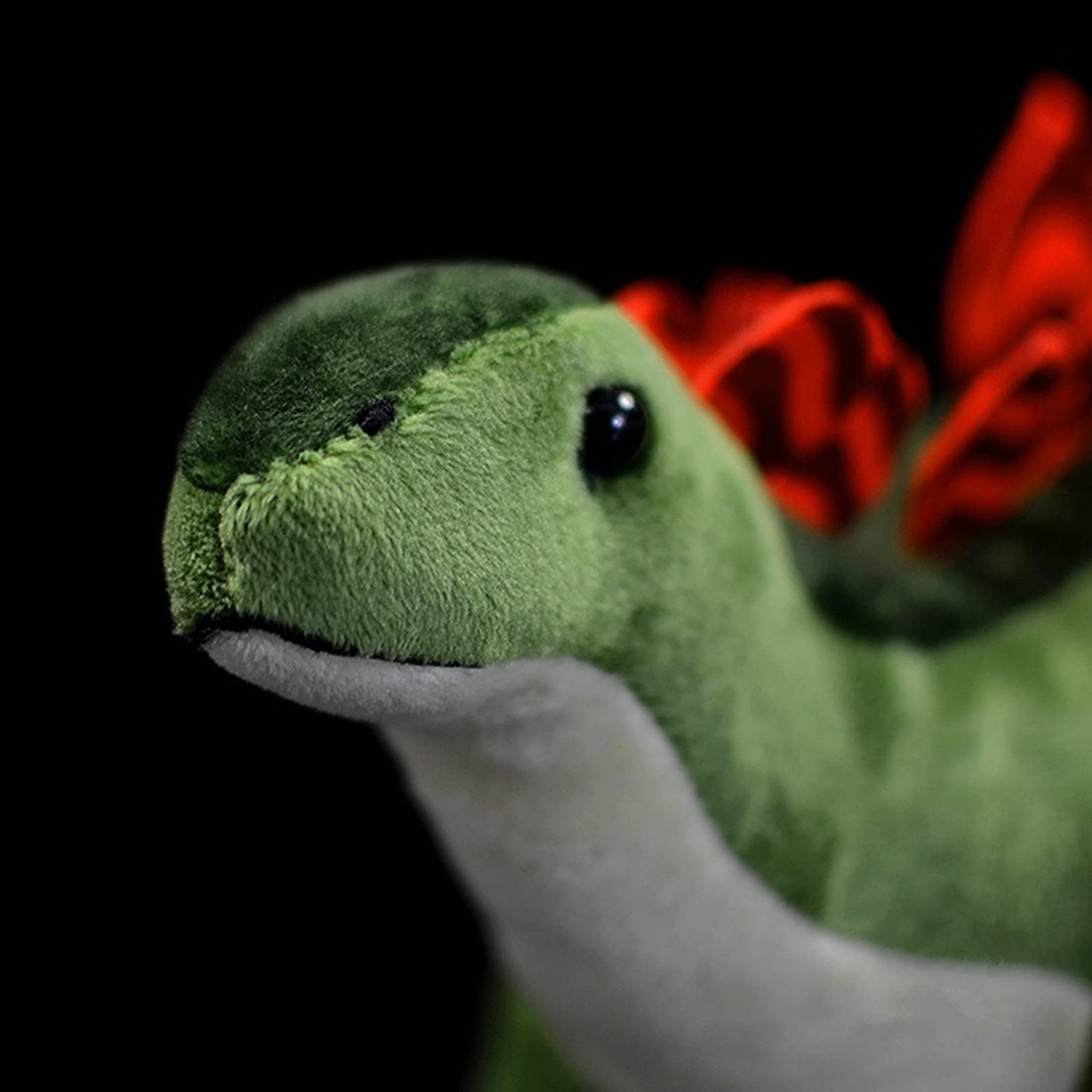 Zhongxin Made Simulation Stegosaurus Dinosaur Stuffed Plush Toy - 16Inch Green Dinosaur Tyrannosaurus Plushie, Figurines Stuffed Toys Soft, Gifts Collectible For Kids