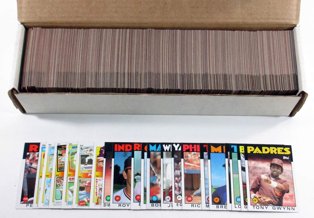 Topps 1986 Baseball Complete Set (792 Cards) - Ryan Clemens, Pete Rose, Standard Trading Card Size