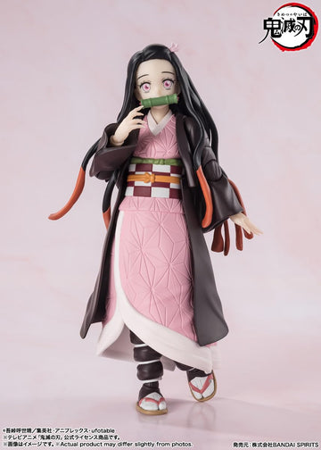 Tamashii Nations - Demon Slayer: Kimetsu No Yaiba - Nezuko Kamado, Bandai Spirits S.H.Figuarts Action Figure