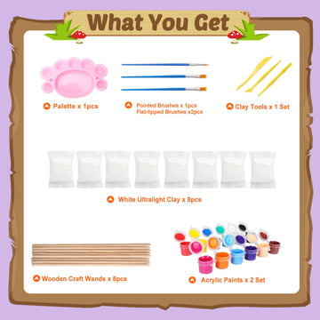 Col-Pary Magic Wand Making Kit,DIY Art Craft Set for Student Kids Gift,School Activities,Wizard Cosplay Masquerade,Halloween Sup