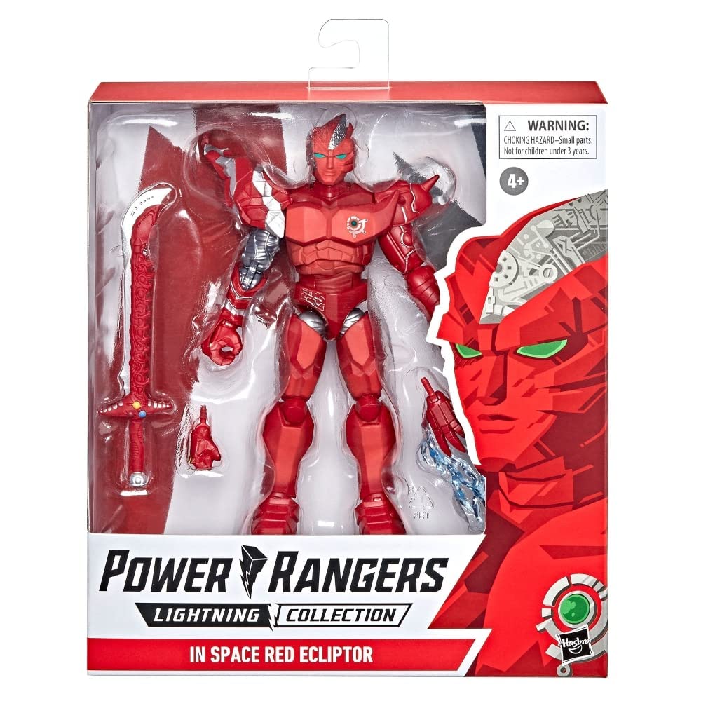 Power Rangers Lightning Collection In Space Red Ecliptor 6-Inch Action Figure For Ages 4 And Up