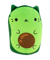 Cats vs Pickles Jumbo AvoCatO - 8" Super Soft Weighted Stuffed Animal - Multicolor - Fidget Toy for Kids - Model V1066
