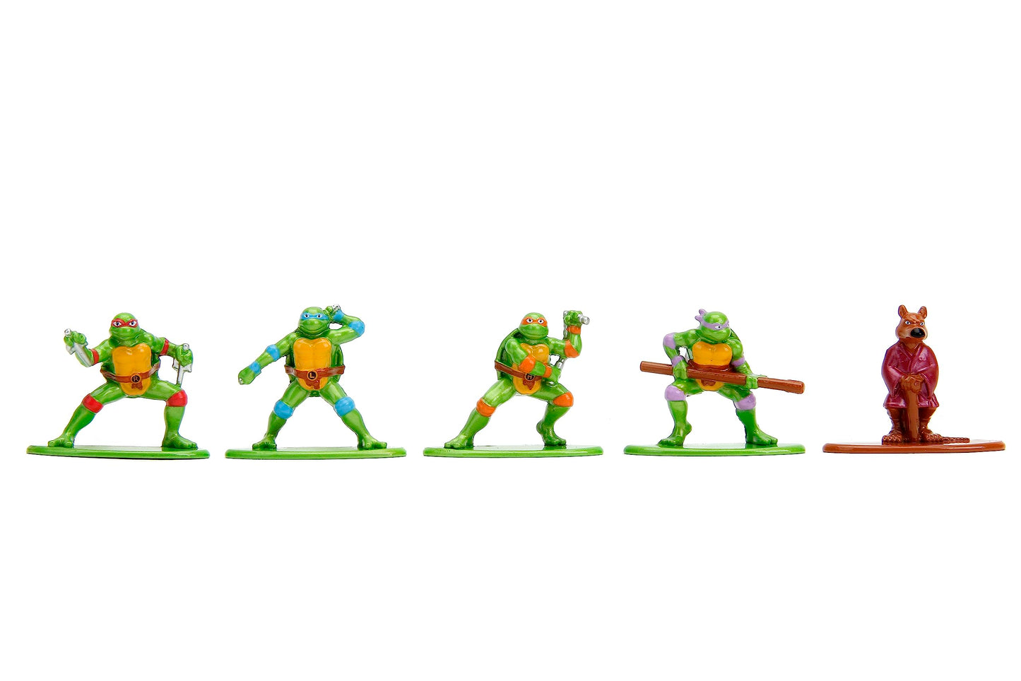 Teenage Mutant Ninja Turtles 1.65' 18-Pack Series 1 Die-Cast Figures, Toys For Kids And Adults
