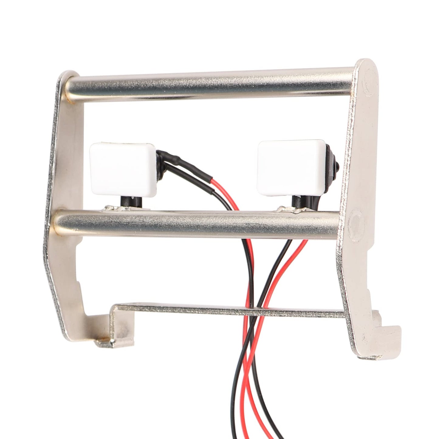ACEKEEPS Front Metal Bumper w/Lights for 1/10 Traxxas TRX-4 Ford Bronco Crawler