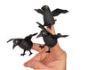 3 Pack Finger Crows Finger Puppets