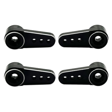 4Pack Aluminum 15T Servo Horn Arms Rc Mini Servo Horns Toy Car Accessories Compatible With Emax Es08Ma Servo Fit For Axial Scx24