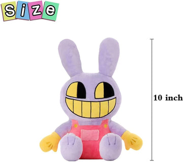 Sajisp The Amazing Digital Circus Plush,10'' Jax Plushies Toy Gift, Cute Stuffed Figure Doll For Kids And Adults, Birthday Hallo