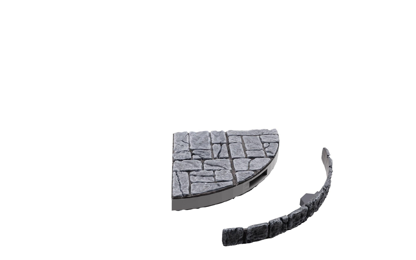 Wizkids Warlock Tiles: Expansion – Dungeon Tile Iii Curves