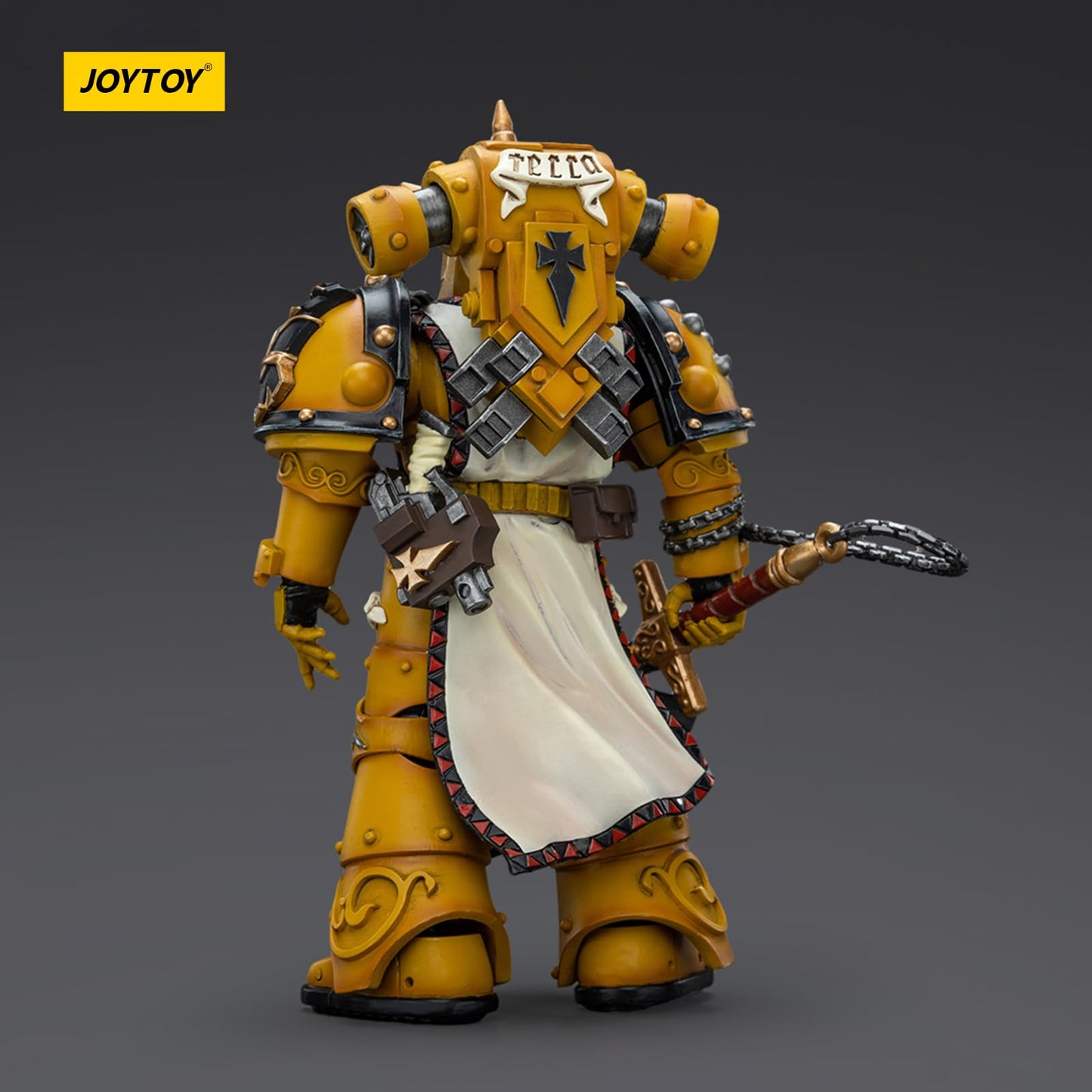 Joytoy Warhammer 40K Imperial Fists, Imperial Fists Sigismund, First Captain Of The Imperial Fists 1/18 Action Figure Model, Ded