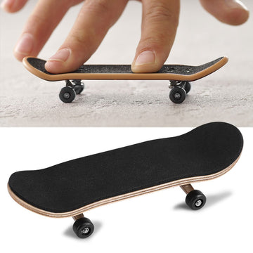Aqur2020 1Pc Mini Finger Skateboards Maple Wooden+Alloy Replacement Wheels Fingerboard With Box Reduce Pressure And Tools For Ki
