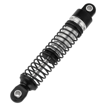 RZXYLRC 4PCS 59mm Aluminum Shocks Absorbers Long Threaded Oil Damper for 1/18 RC Crawler TRX4M TRX4-M Upgrade Parts (black)