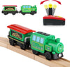 Battery Operated Locomotive Train Set For Wooden Train Tracks,Powerful Engine Train Vehicles Train Electric Remote Control Cars