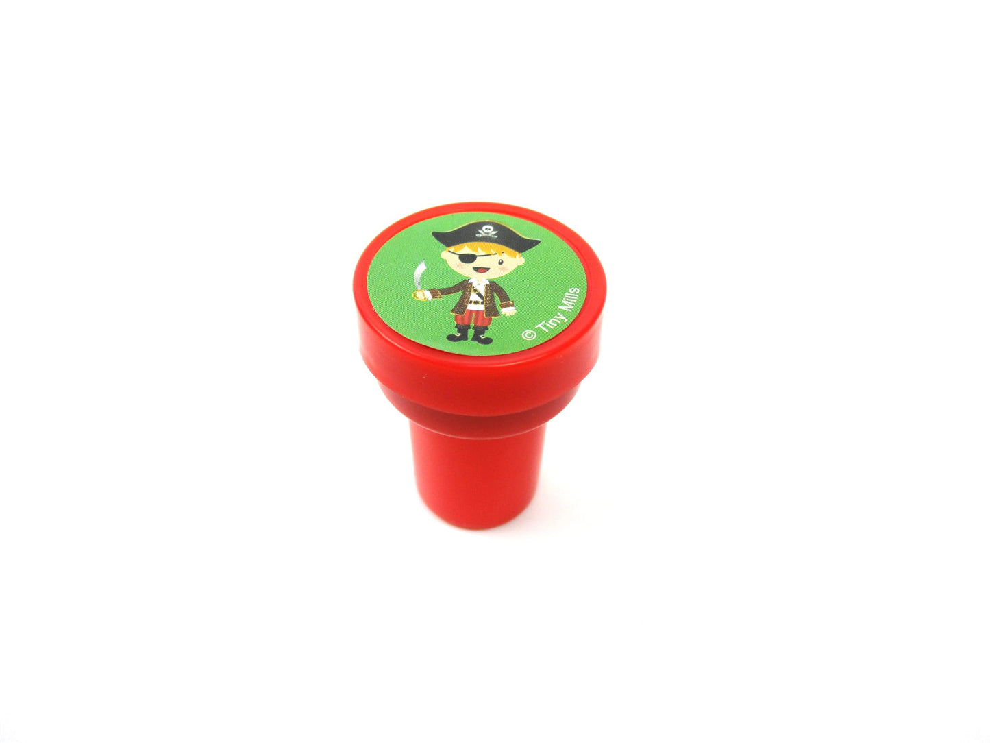 TINYMILLS 24 Pcs Pirate Stampers for Kids Pirate Birthday Party, Party Favors for Pirate Themed Party, Goody Bag Stuffers, Pinat