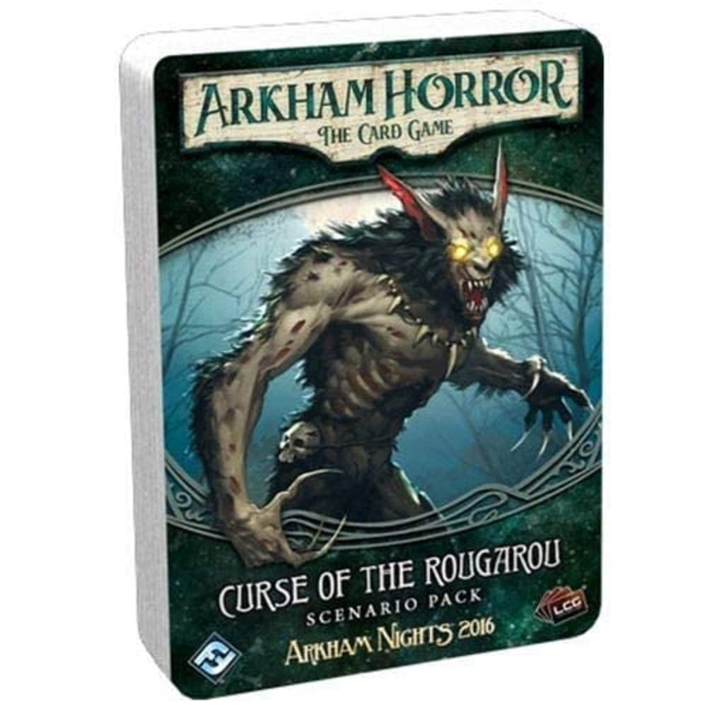 Fantasy Flight Games, Arkham Horror The Card Game: Scenario Pack - 1, Curse Of The Rougarou, Card Game, Ages 14+, 1 To 4 Players