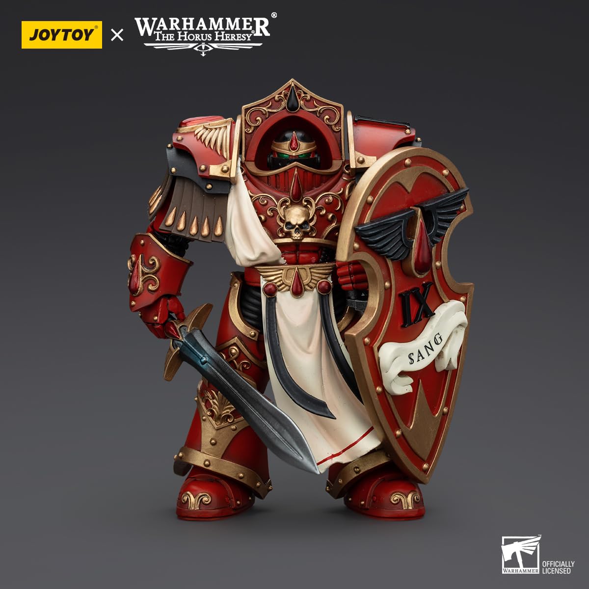 Beerise Joytoy 1/18 Action Figures - Warhammer The Horus Heresy Blood Angels Crimson Paladins Squad Crimson Paladin 1-6,Classic