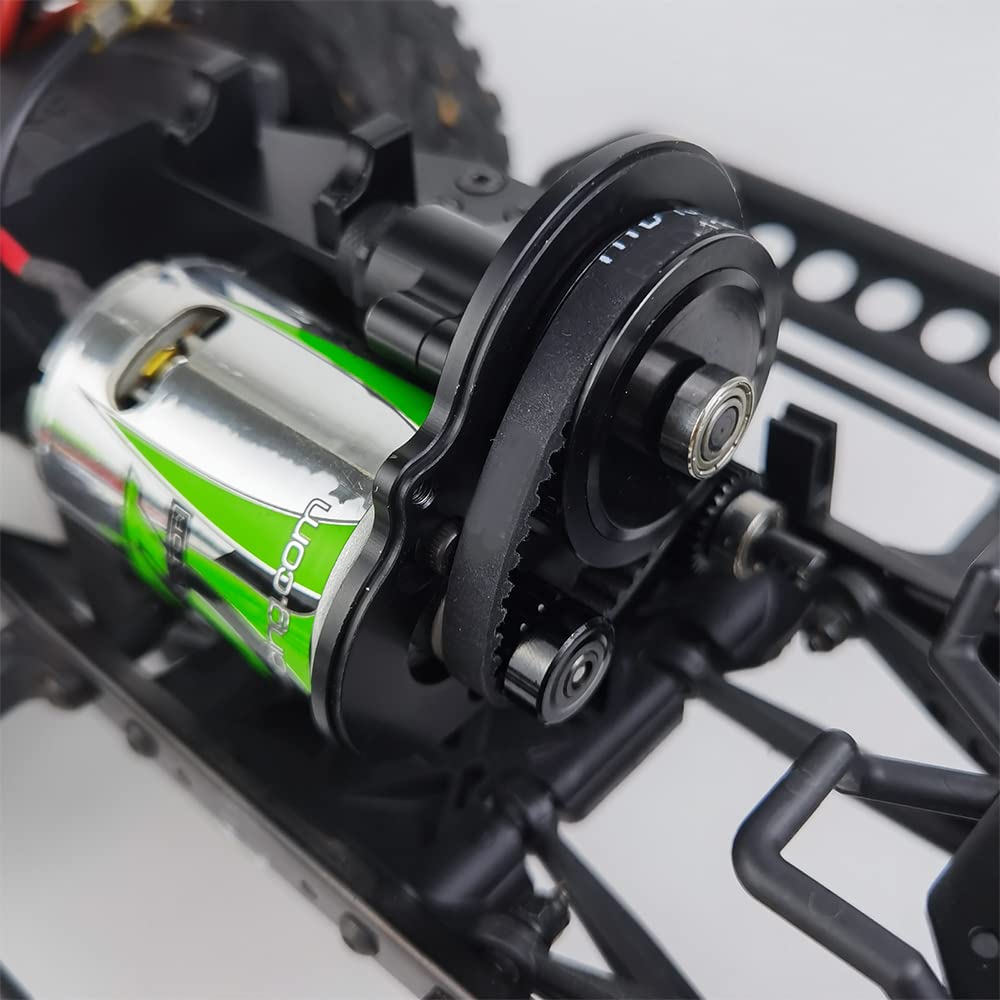 Benedict Harry Aluminum 2 Speed Reverse Transmission Gearbox for 1/10 RC Crawler Car Axial SCX10 90048 Wraith Upgrade Parts