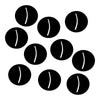Litko Paper Miniature Bases | Round | Circle | Slotted Paper Figure Holder | Compatible With Dungeons And Dragons | Game Card Stands (3Mm Black Acrylic, 30Mm)