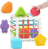 Longmire Plastic Baby And Toddler Building Blocks Baby FirstS Block Shape Sorter Colors Abcd Shape Toys For 1 Year Old Girl (Mu