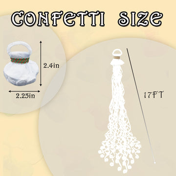 12 Pack Streamer Poppers, No Mess Confetti Poppers,No Mess Streamers Easy to Clean Handheld Streamer Cannon,Ideal for Celebratio