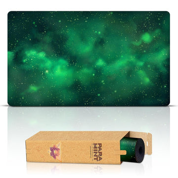 Paramint Cosmic Green (Stitched) - MTG Playmat - Compatible with Magic The Gathering Playmat - Play MTG, YuGiOh, TCG - Original