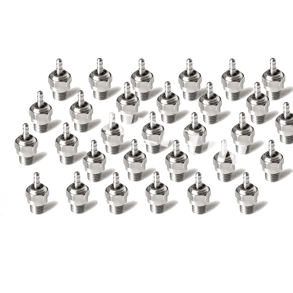 WLYEJEA 5PCS RC Spark Glow Plug #3#4 N3 N4 Spark Nitro Engine Parts 70117 Replace OS for 1/10 1/8 RC Buggy Monster Truck Traxxas