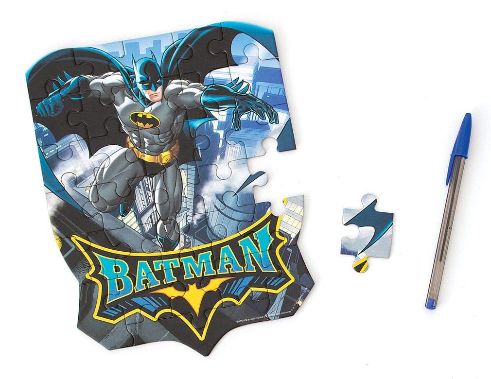 Playhouse Dc Comics Batman 31-Piece Die-Cut Shaped Mini Puzzle For Kids
