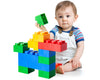 Uniplay Plump Soft Building Blocks - 36-Piece Jumbo Stacking Multicolor Set For Early Cognitive Development And Creative Play - Ages 3 Months+