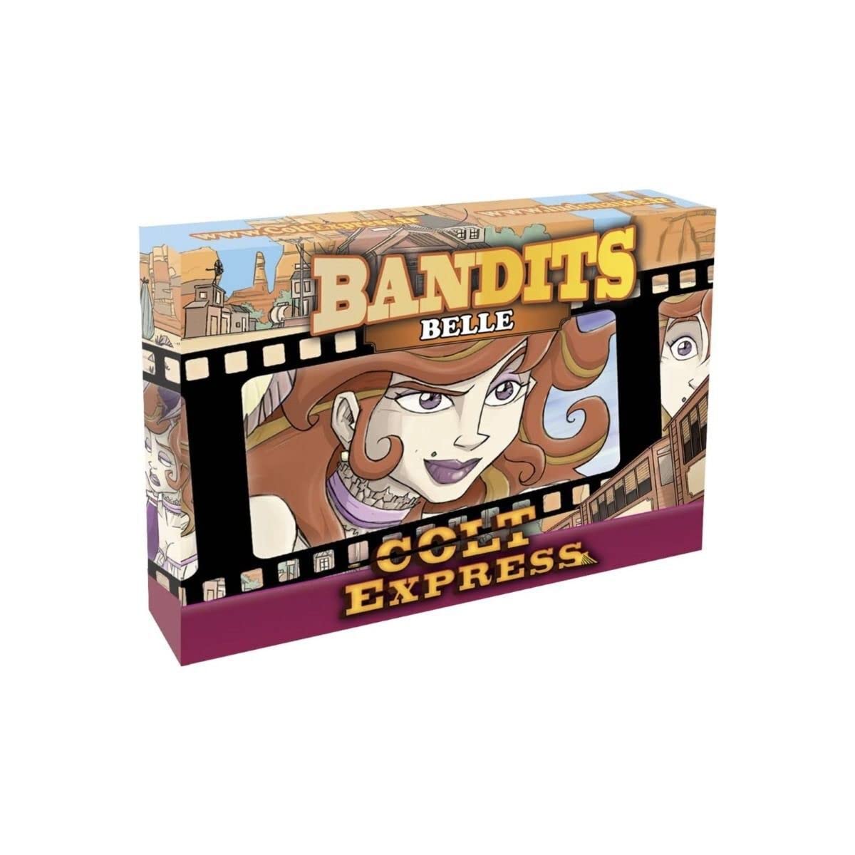 Colt Express Belle BANDIT PACK - A Femme Fatales Devious Game Mode! Wild West Adventure Game, Train Strategy Game for Kids & Ad